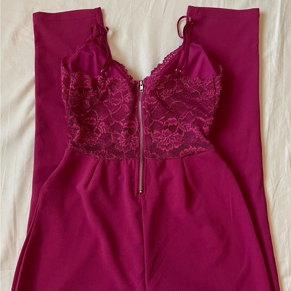 J for justify Hot pink jumpsuit - Picture 3 of 8